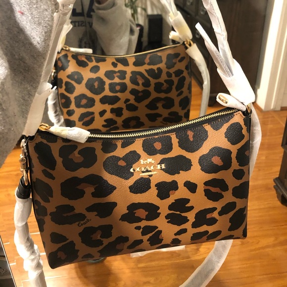 Brand New Leopard Coach Saddle Bag - Picture 3 of 5